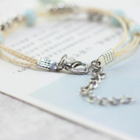 NEW natural dandelion beaded bracelet - Picture 2 of 2